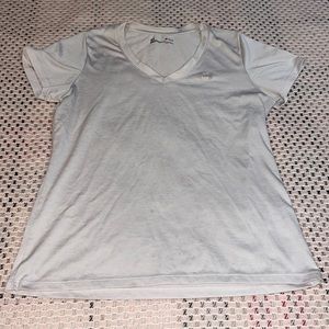 Under Armour white v-neck t-shirt